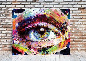 Colorful Eye Wall Art