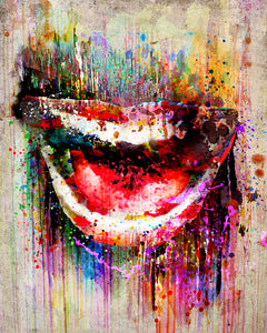 Lips Mouth Smile Wall Art