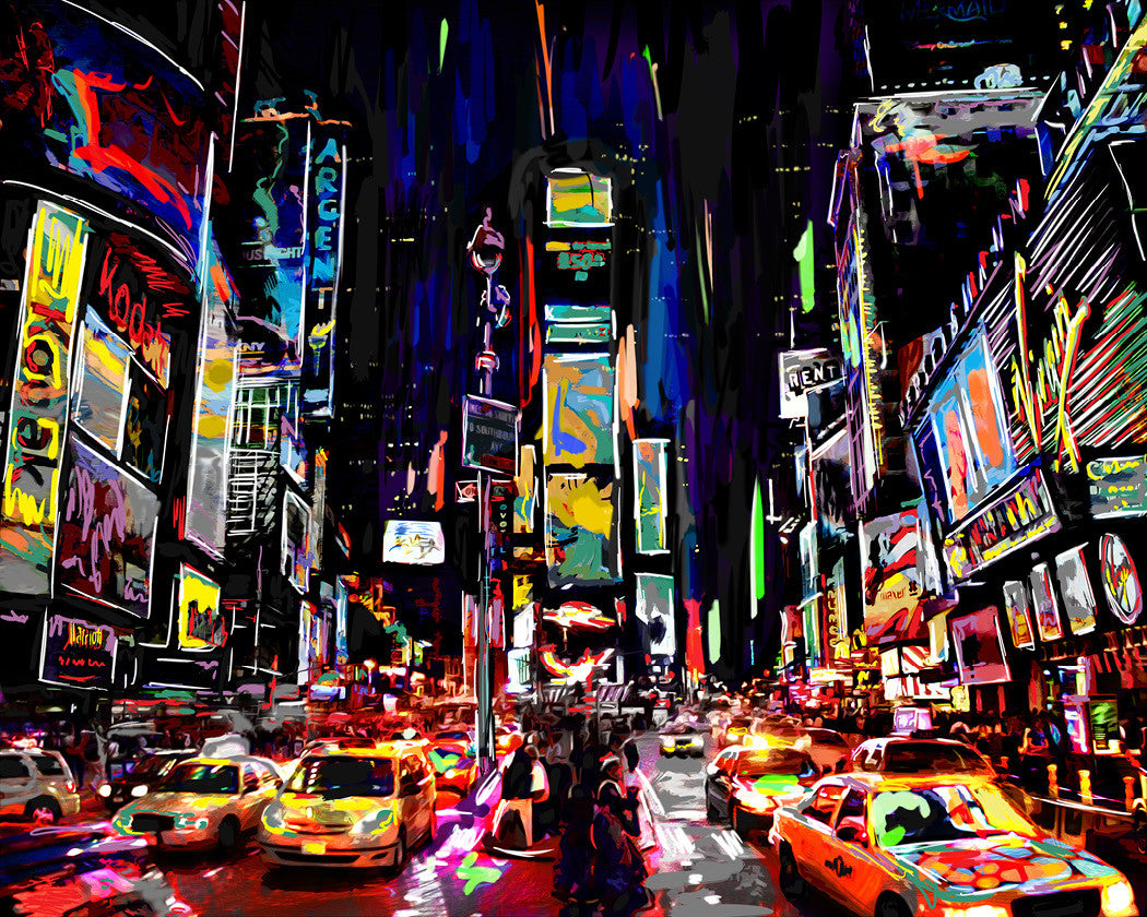 Times Square Wall Art